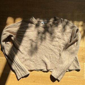 Madewell Tan Crew Neck Sweater